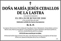 María Jesús Ceballos de la Lastra